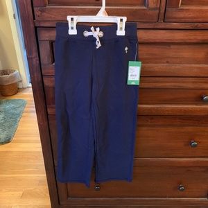 Lilly Pulitzer Girls Little Beach Pant in True Navy - Size M (6-7). NWTs